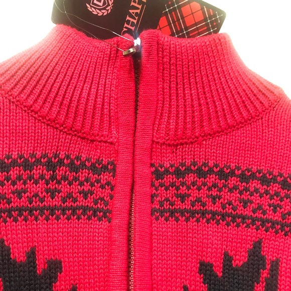 Mens Chaps cotton sweater size med - Picture 2 of 7